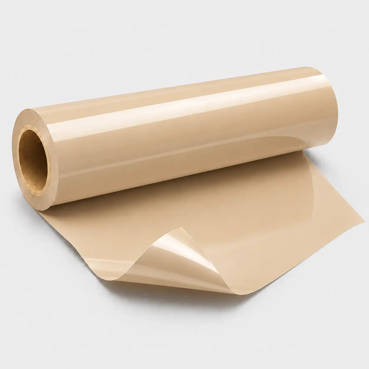 Rouleau de flex thermocollant Premium PU beige 30 cm pour personnalisation textile Maison du Flex
