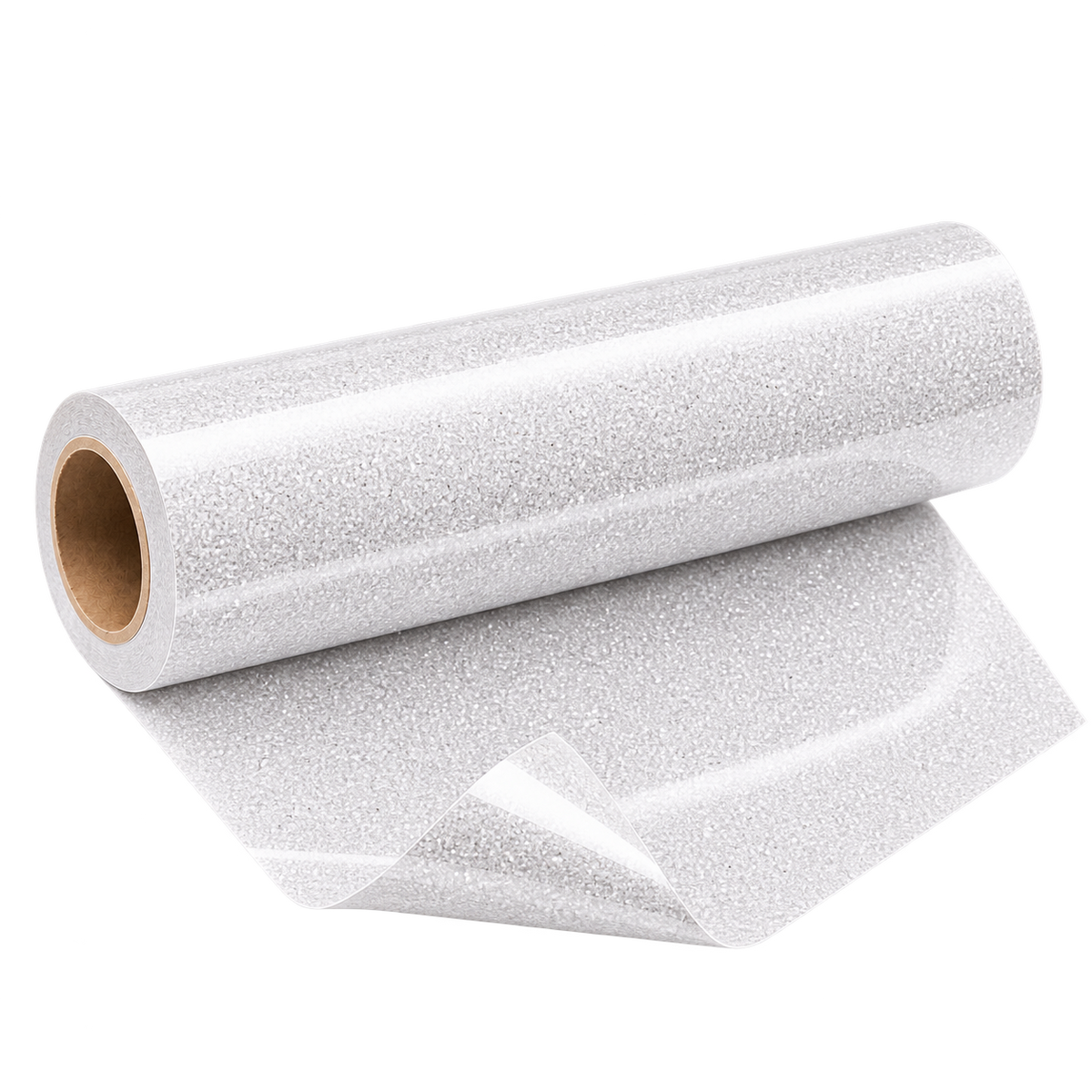Rouleau de flex thermocollant pailleté blanc pour personnalisation textile Maison du Flex
