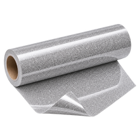 Rouleau de flex thermocollant pailleté argent pour personnalisation textile Maison du Flex